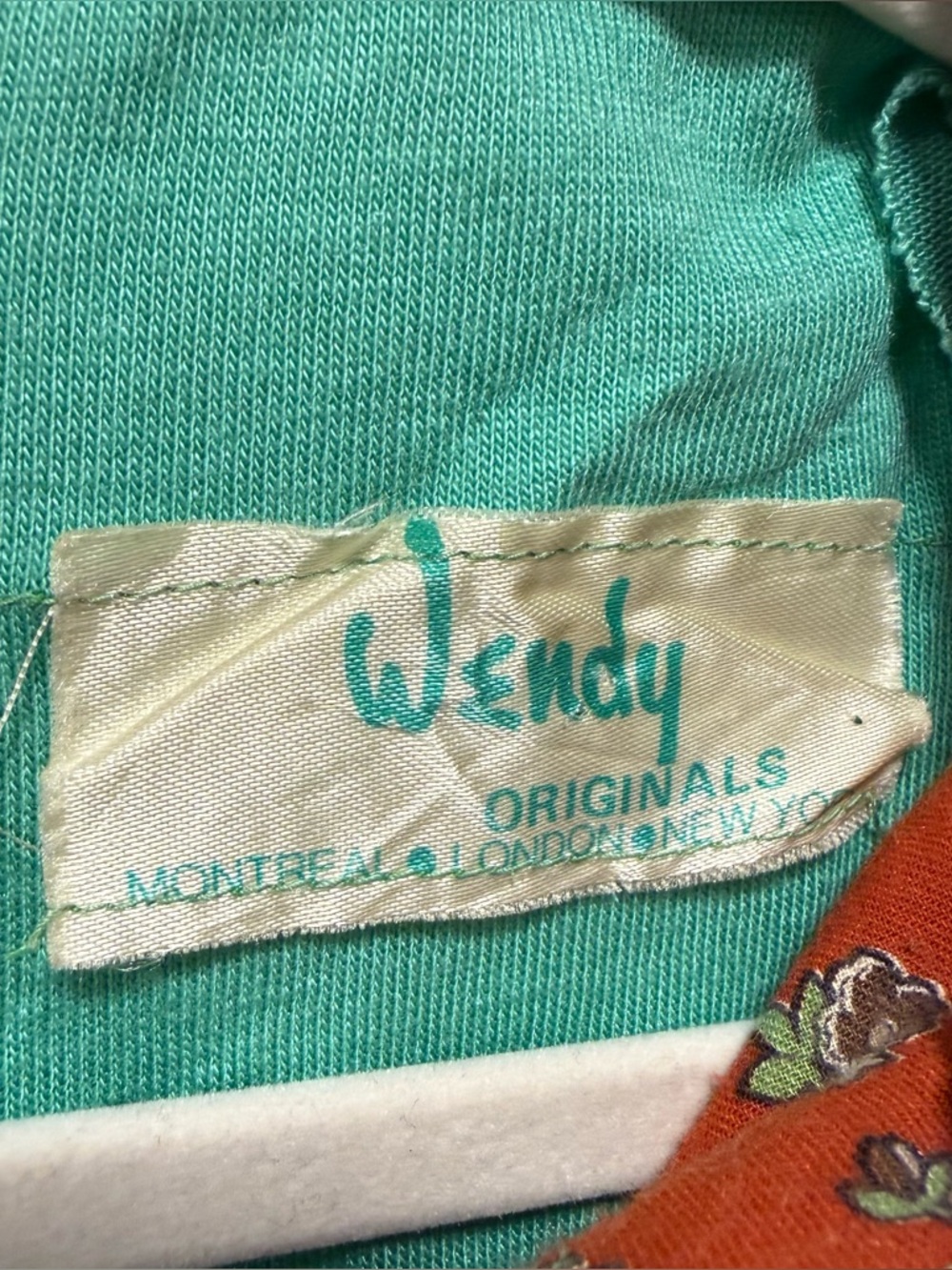 Vintage 70s Wendy Originals Seafoam Prairie Maxi Dress XS/S - Picture 2 of 7